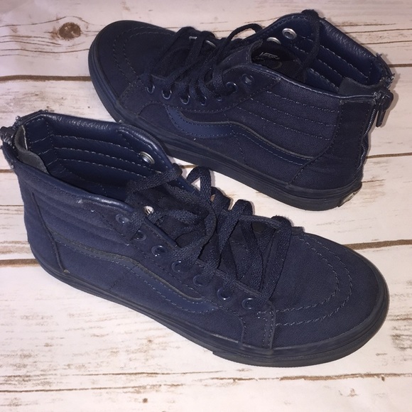navy blue infant vans